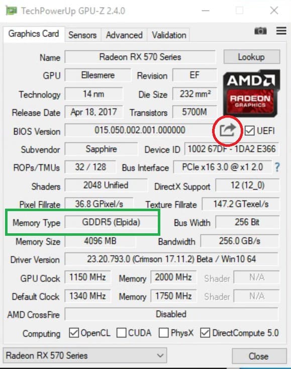 mining hashrate gpu compare