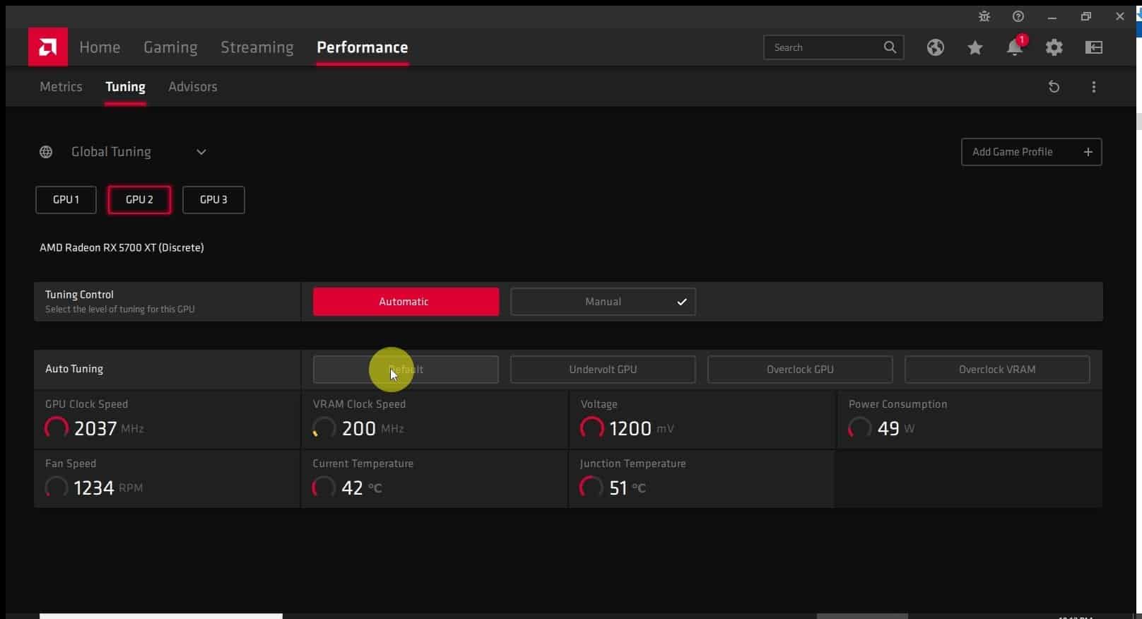 best ethereum settings for a a 570